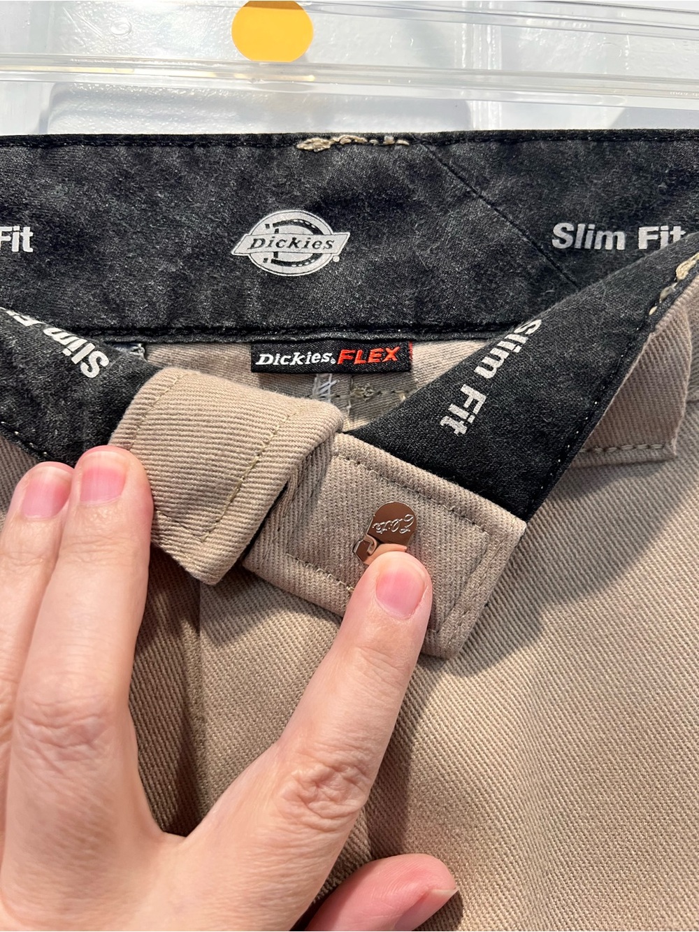 Dickies 873 FLEX Slim Fit Work Pants Desert Sand 32X32 - Picture 5 of 5